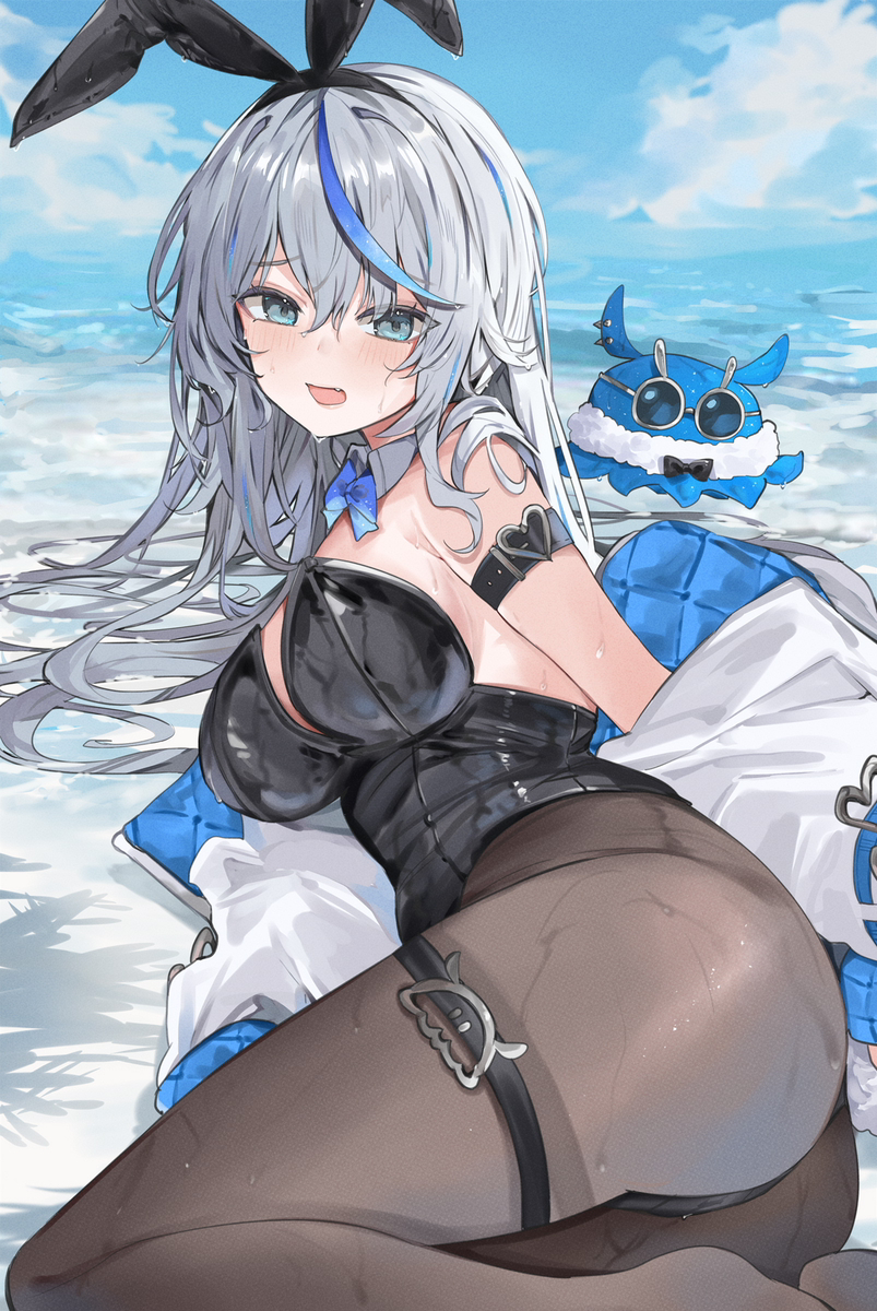 This is a pixiv picture whose title is 雨海ルカ.