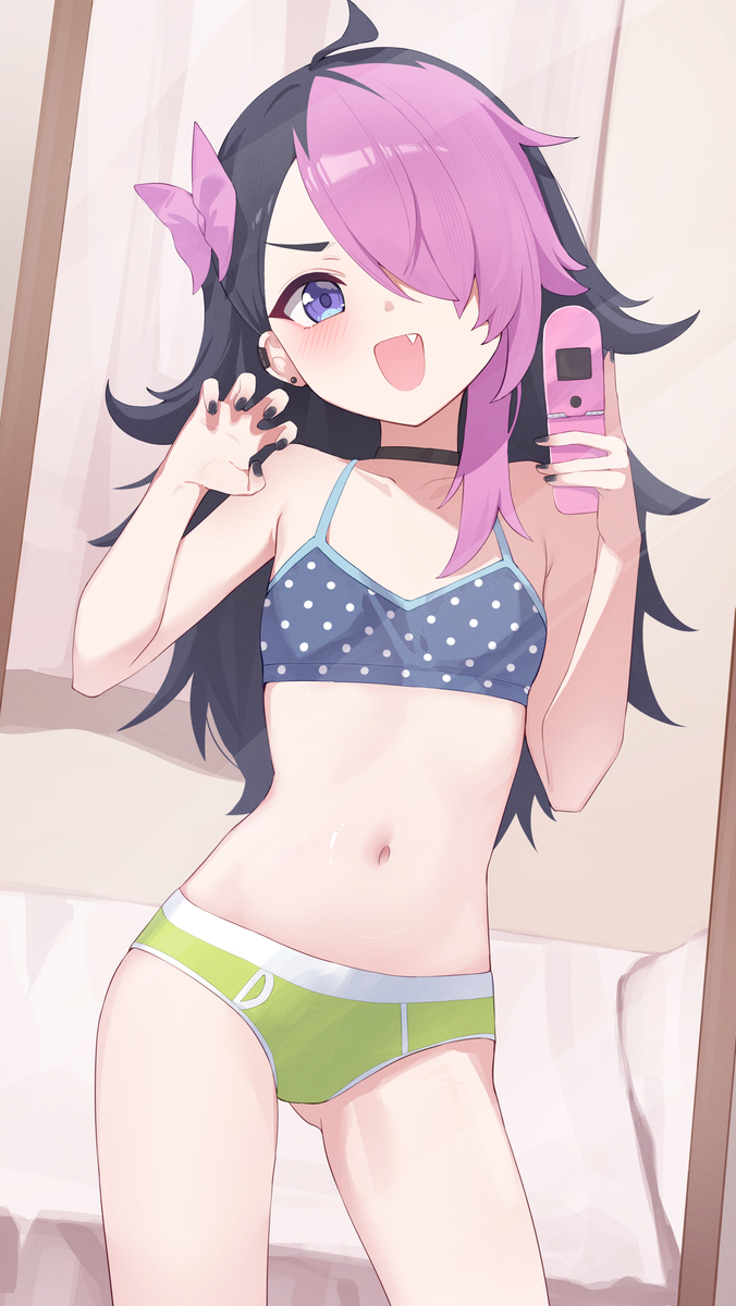This is a pixiv picture whose title is commission.