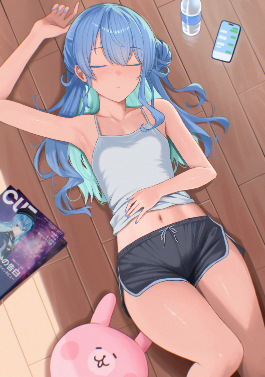 This is a pixiv picture whose title is sleepy suisei.