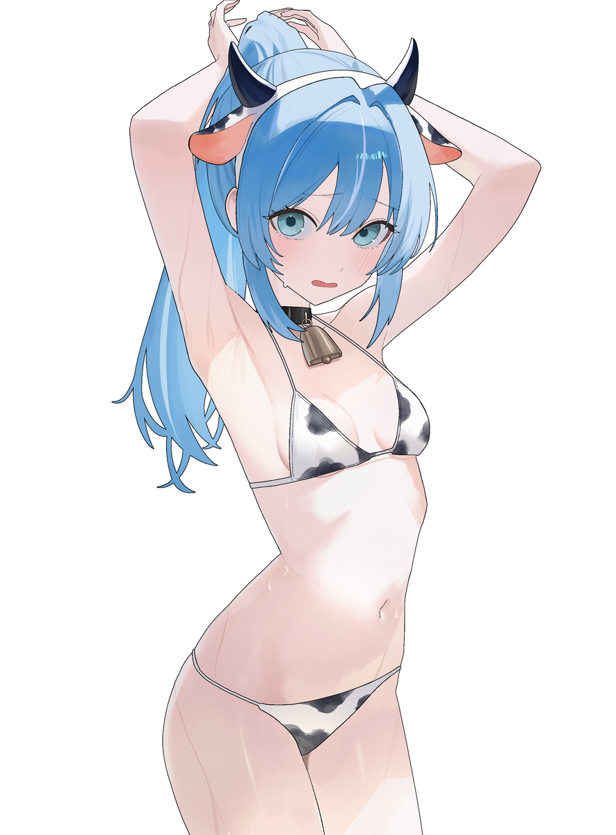 This is a pixiv picture whose title is 🐮❌.