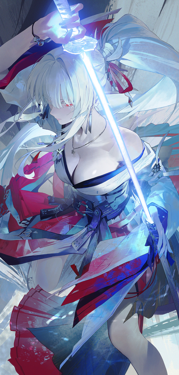 This is a pixiv picture whose title is 緋雪.