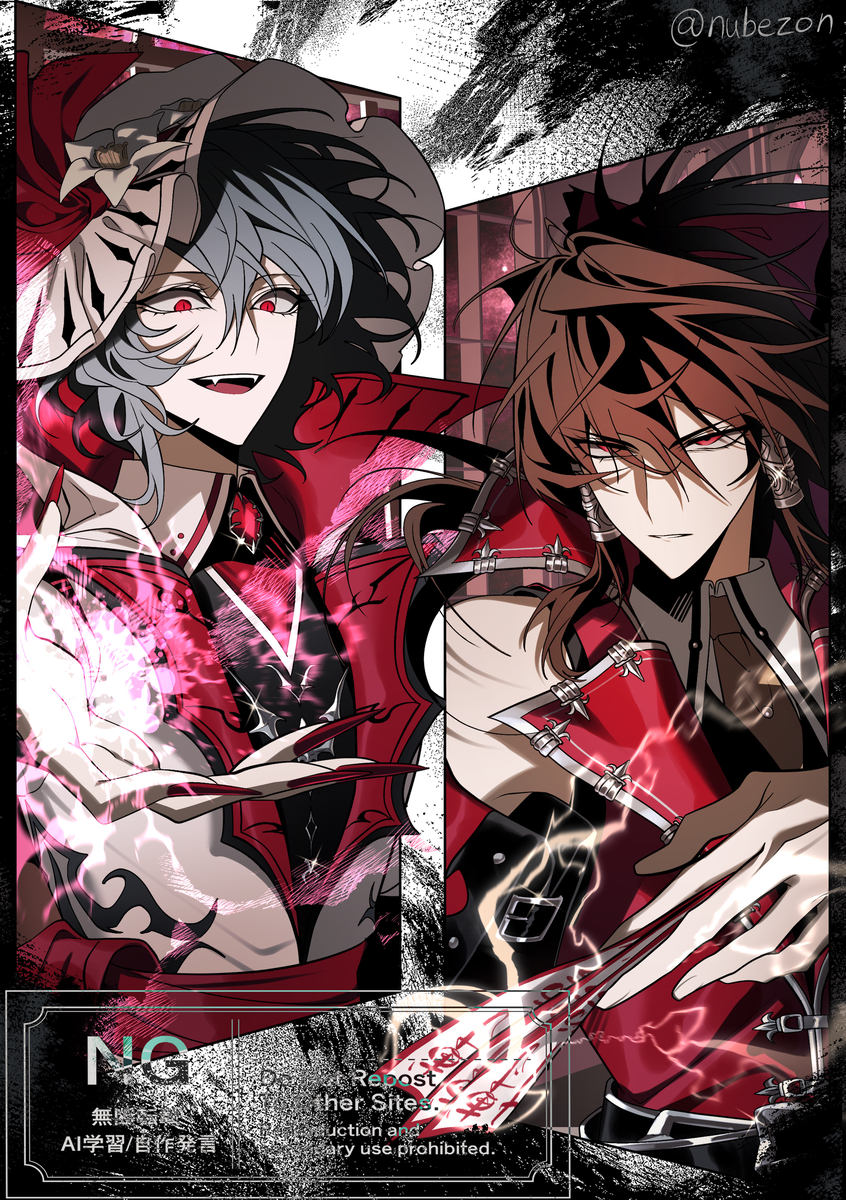 This is a pixiv picture whose title is 紅魔城伝説.