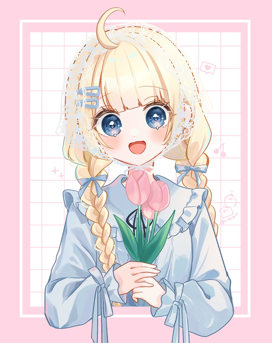 This is a pixiv picture whose title is 🌷.