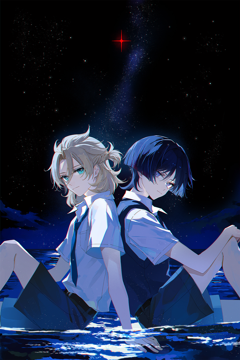 This is a pixiv picture whose title is 共犯.