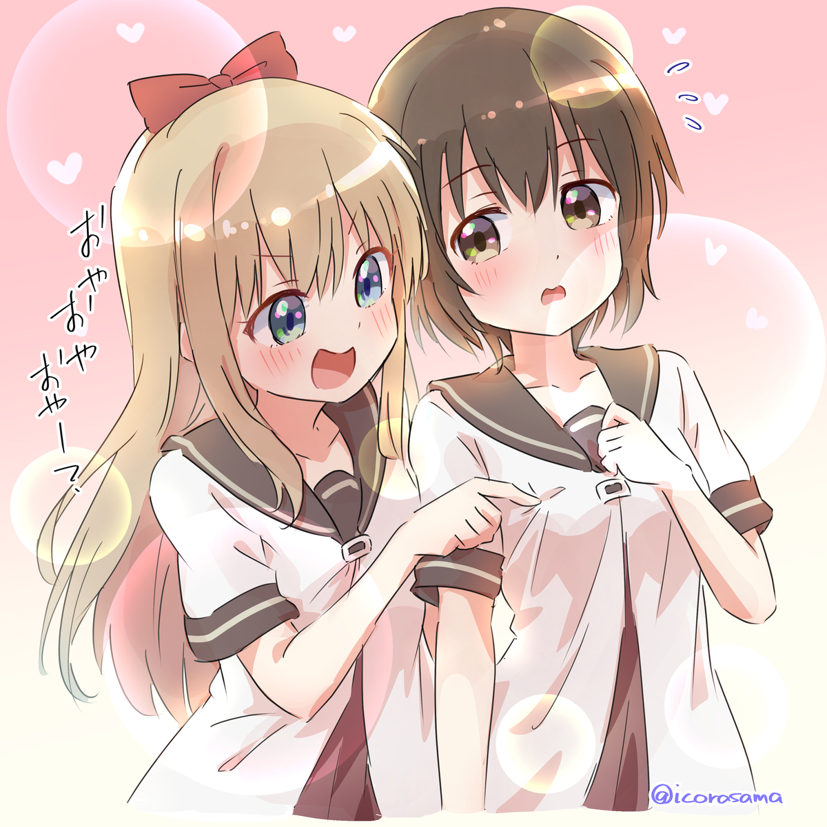 This is a pixiv picture whose title is ゆるゆり～～.