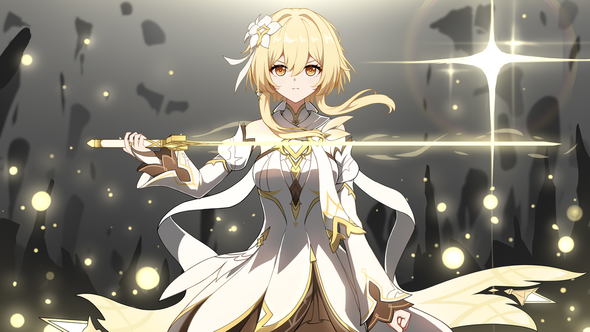 This is a pixiv picture whose title is 荧-唯有长剑与理想.
