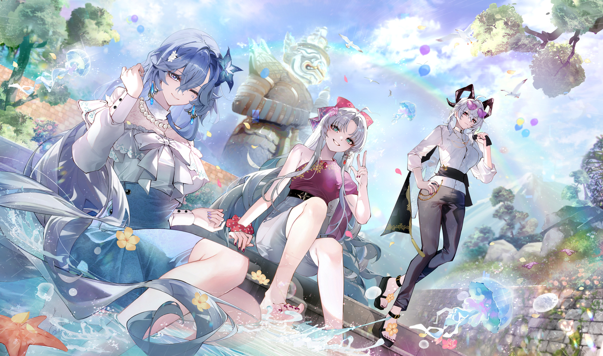 This is a pixiv picture whose title is Wuthering waves 2 Years TH.