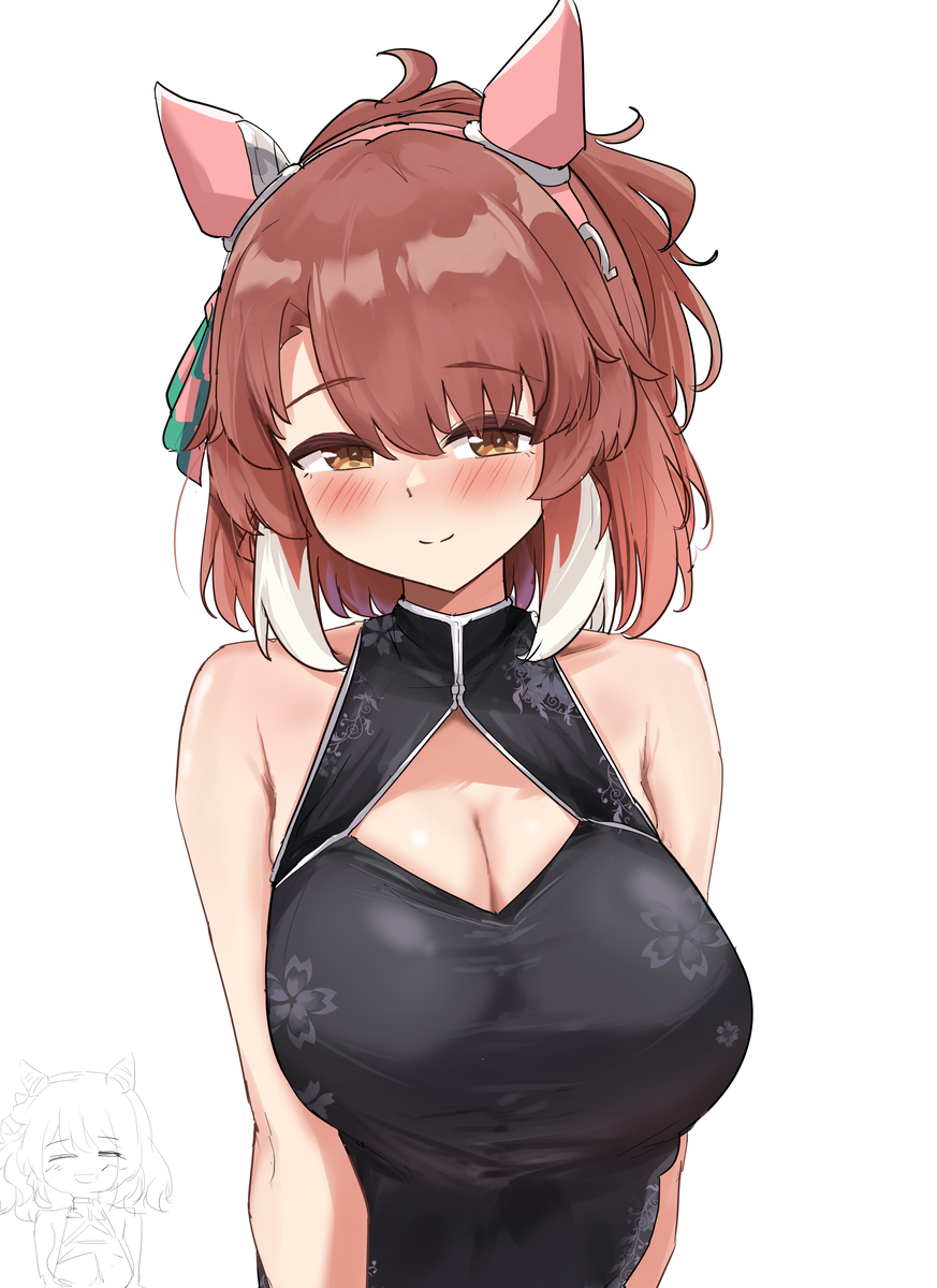 This is a pixiv picture whose title is 黒チャイおダンツ.