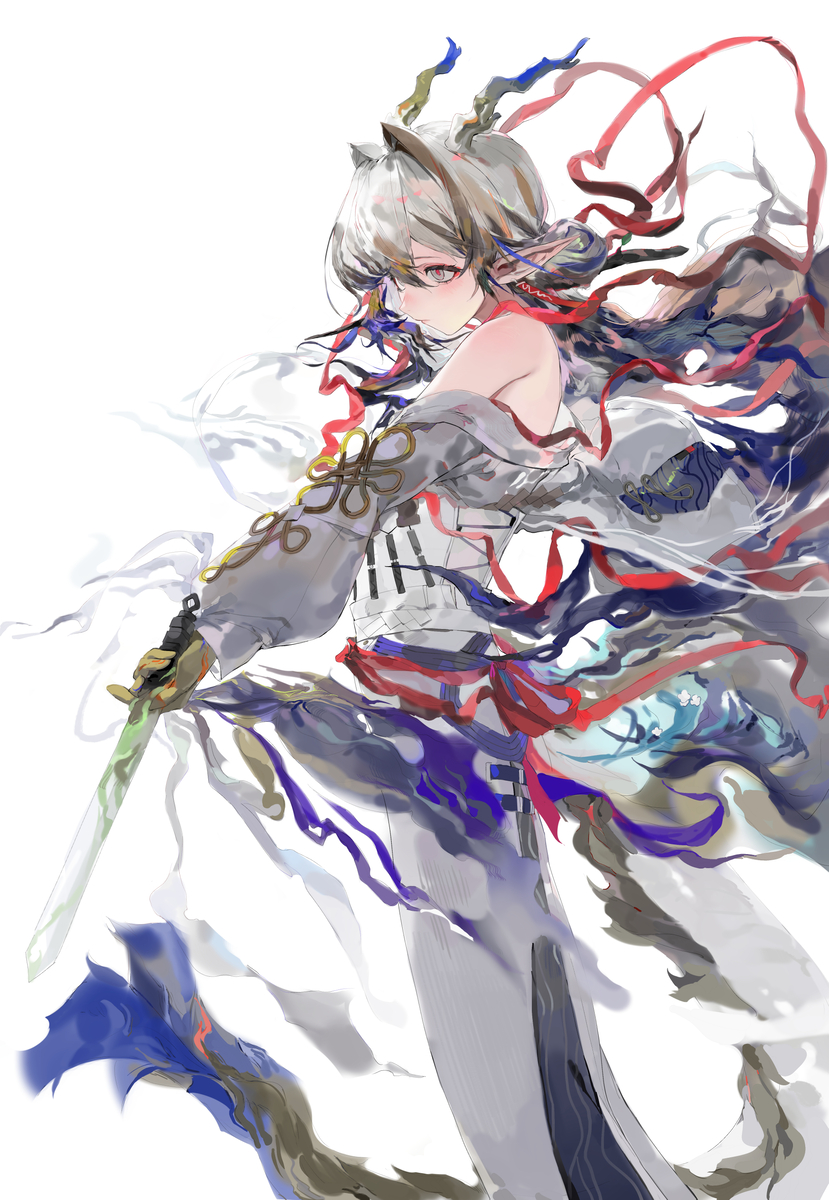 This is a pixiv picture whose title is 好爱画仙女侧颜.