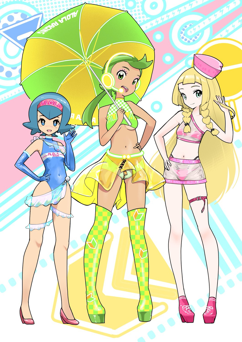 This is a pixiv picture whose title is 26−84 アローラレーシング.