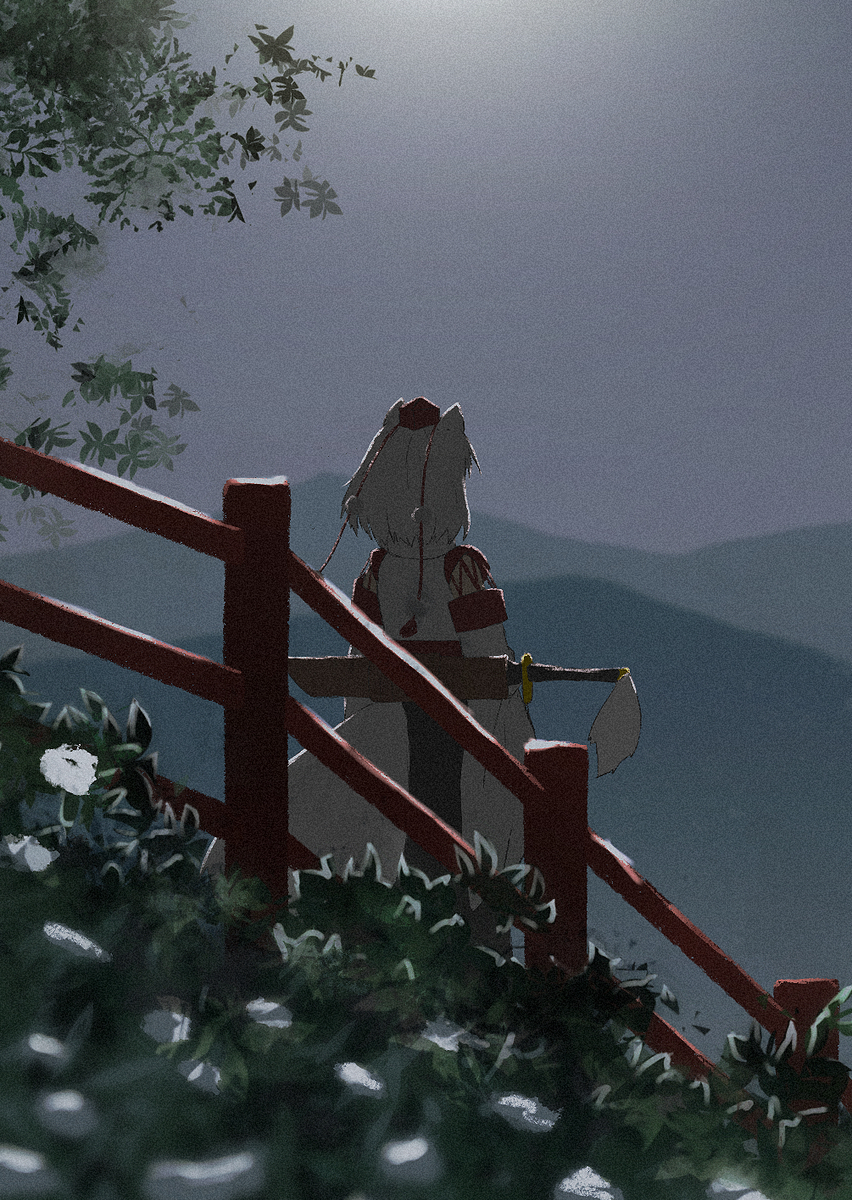 This is a pixiv picture whose title is 犬走椛.