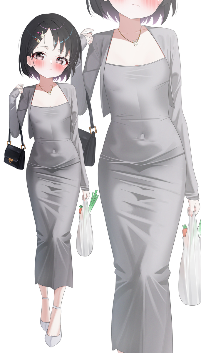This is a pixiv picture whose title is "ちえはママじゃないです 🐰".