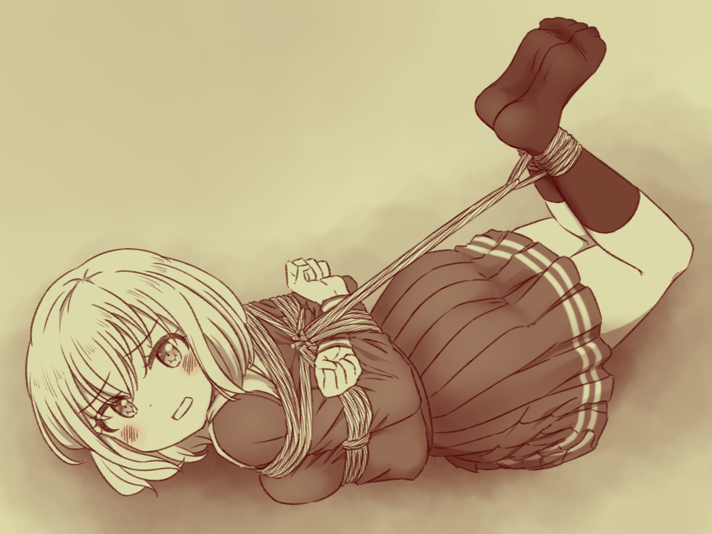 This is a pixiv picture whose title is 捕まっちゃった！.
