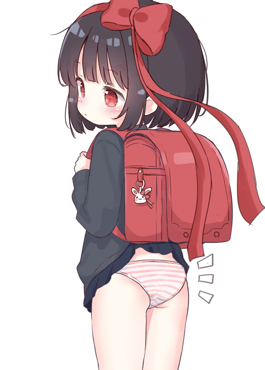 This is a pixiv picture whose title is ぱんつが見えちゃってる琉奈ちゃん.