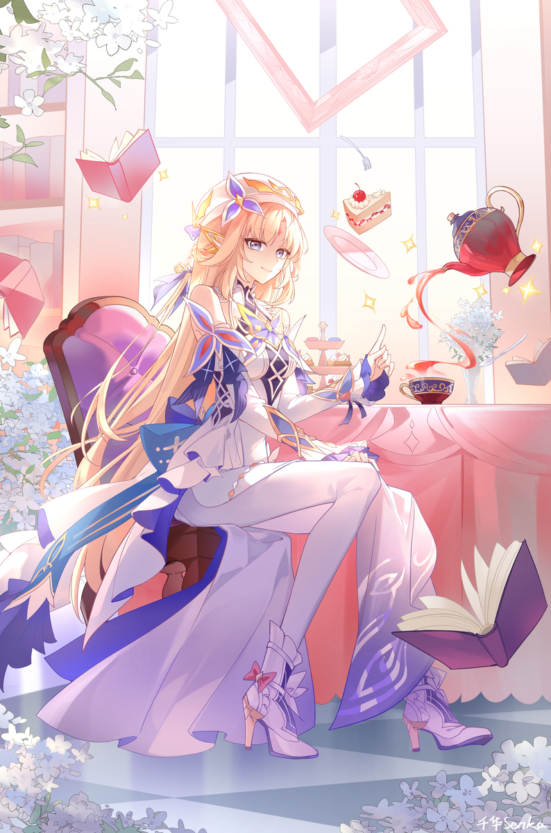 This is a pixiv picture whose title is 尼可的茶会时间~.