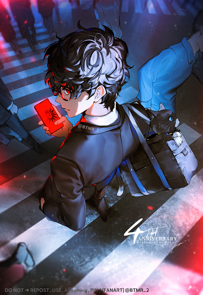 This is a pixiv picture whose title is 4th Anniversary..