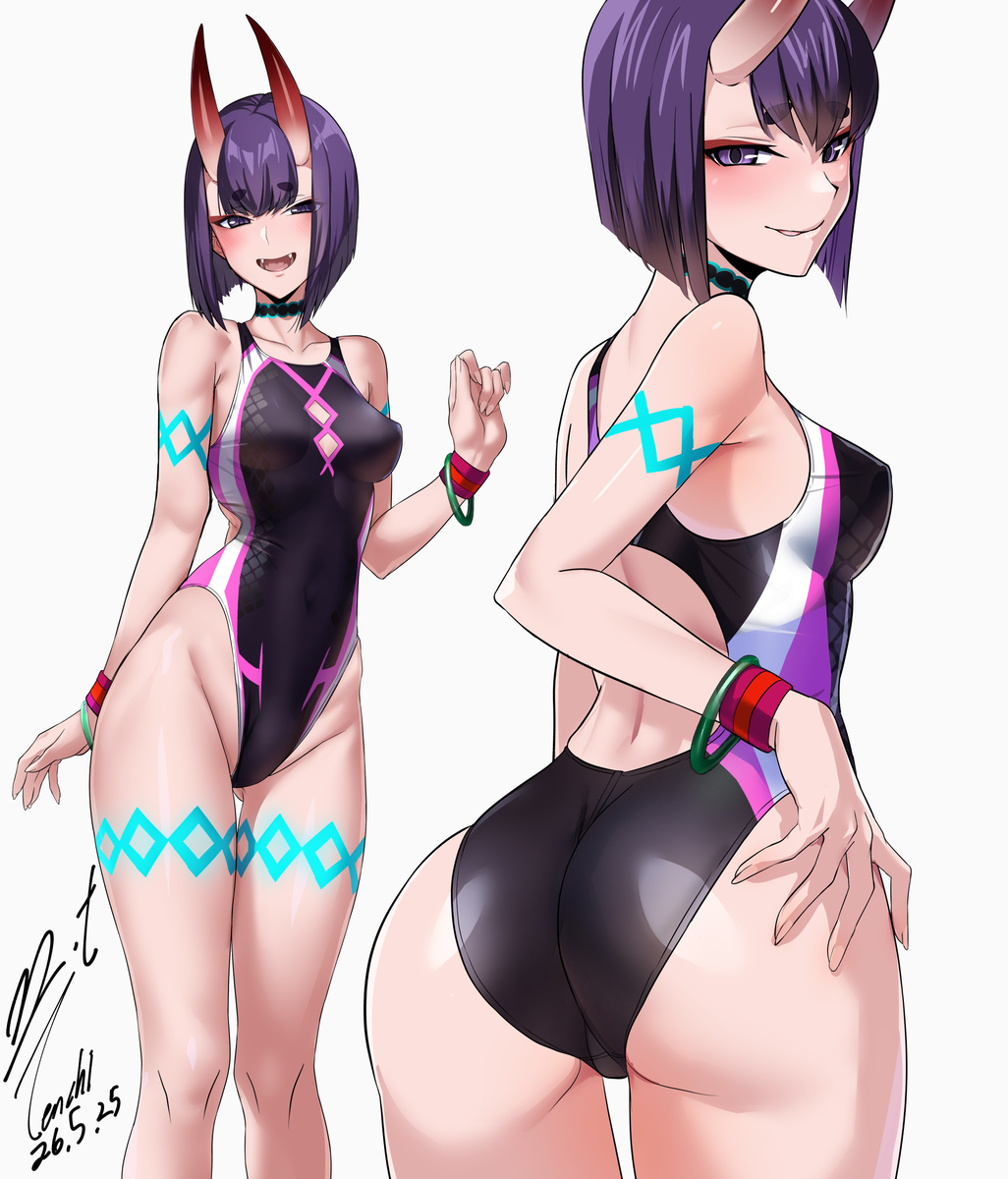 This is a pixiv picture whose title is [リクエスト]FGO-酒呑童子.