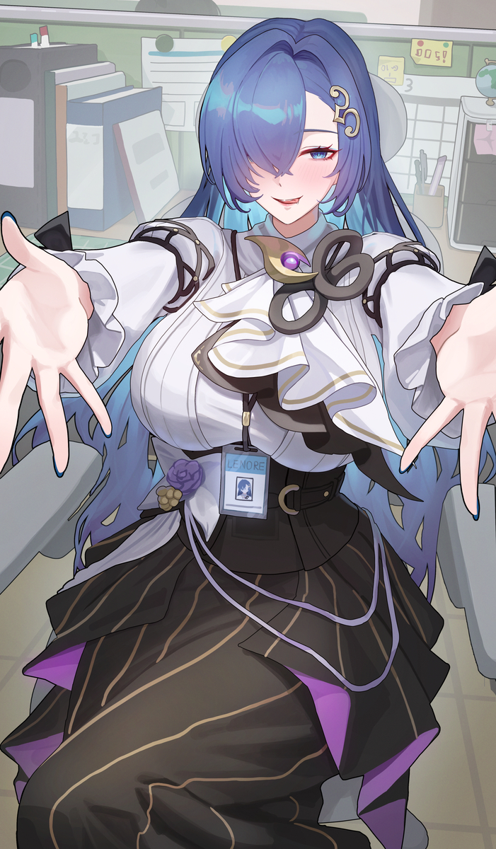 This is a pixiv picture whose title is Lenore.