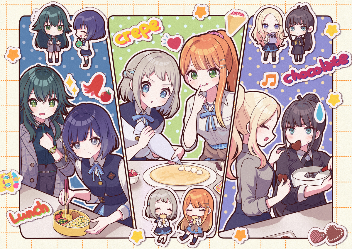 This is a pixiv picture whose title is おさななじみクッキング🍳.