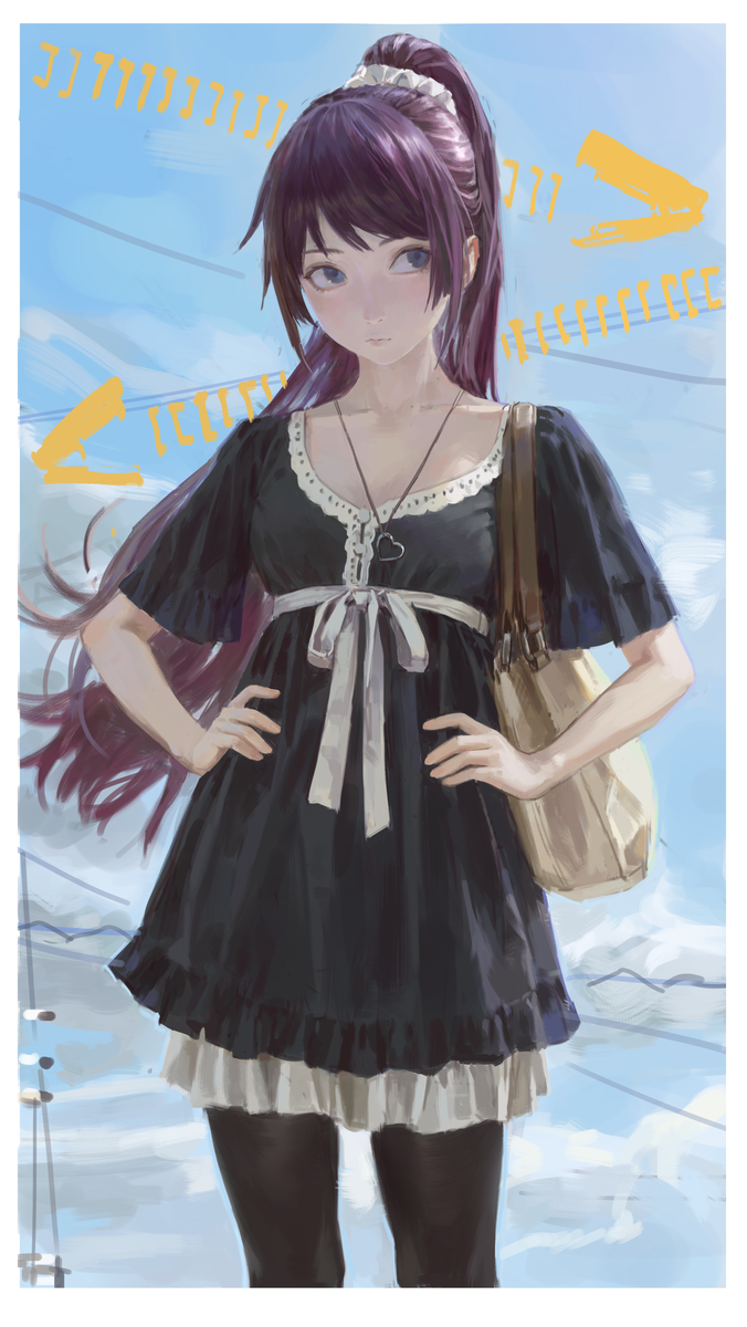 This is a pixiv picture whose title is 还是战场原.
