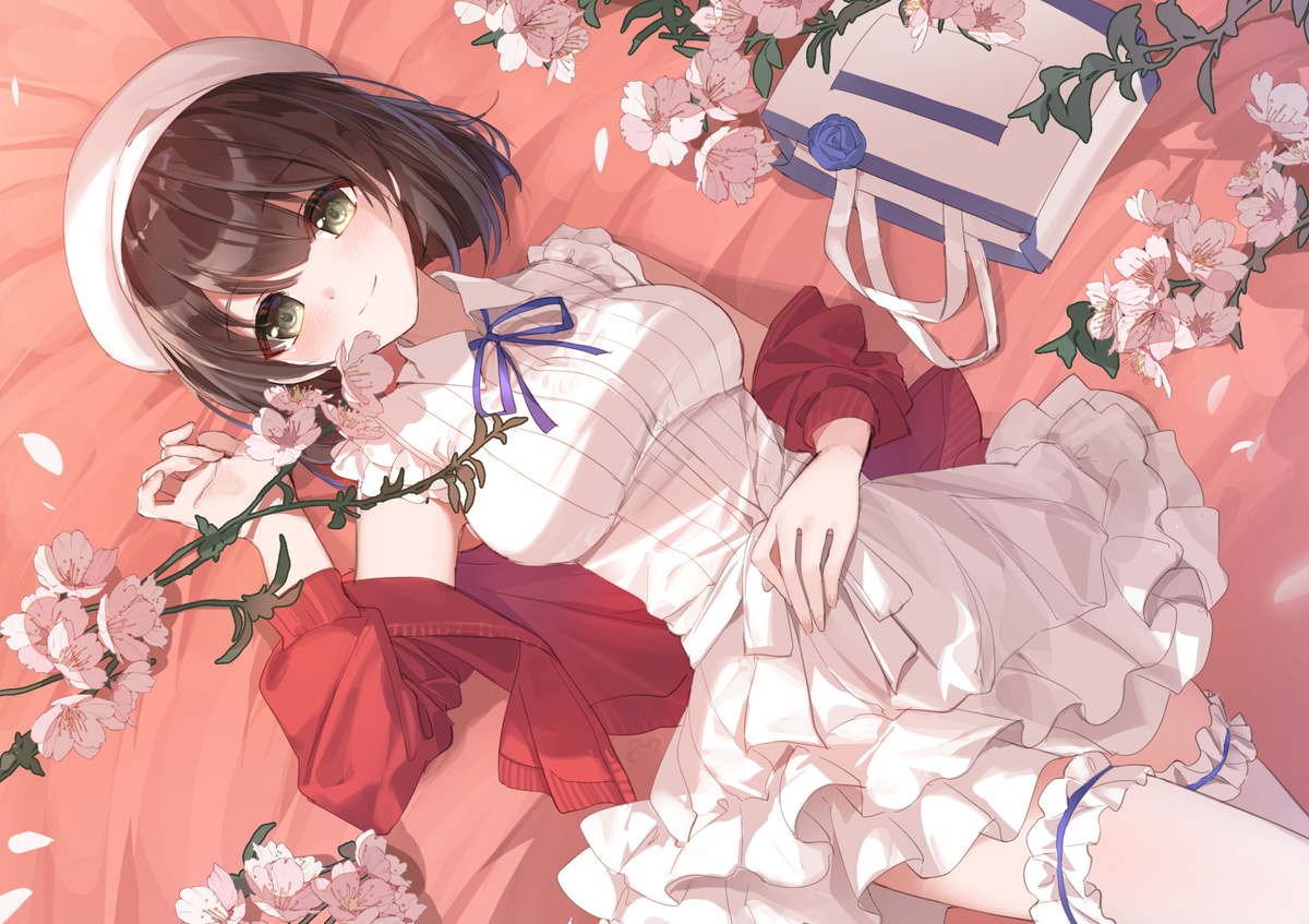 This is a pixiv picture whose title is 加藤恵.