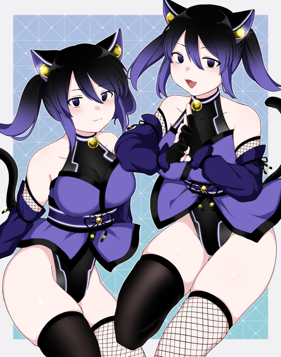 This is a pixiv picture whose title is 分身の術.