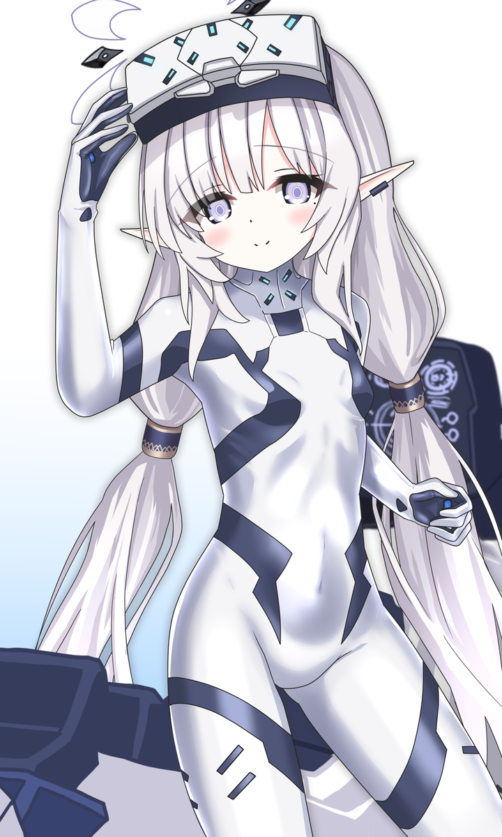 This is a pixiv picture whose title is ヒマリ(臨戦).