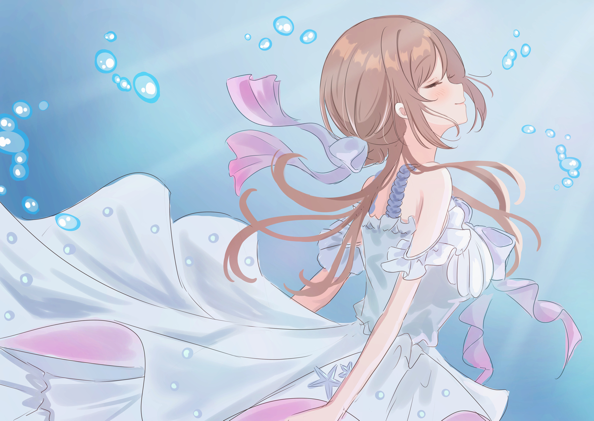 This is a pixiv picture whose title is 🫧.