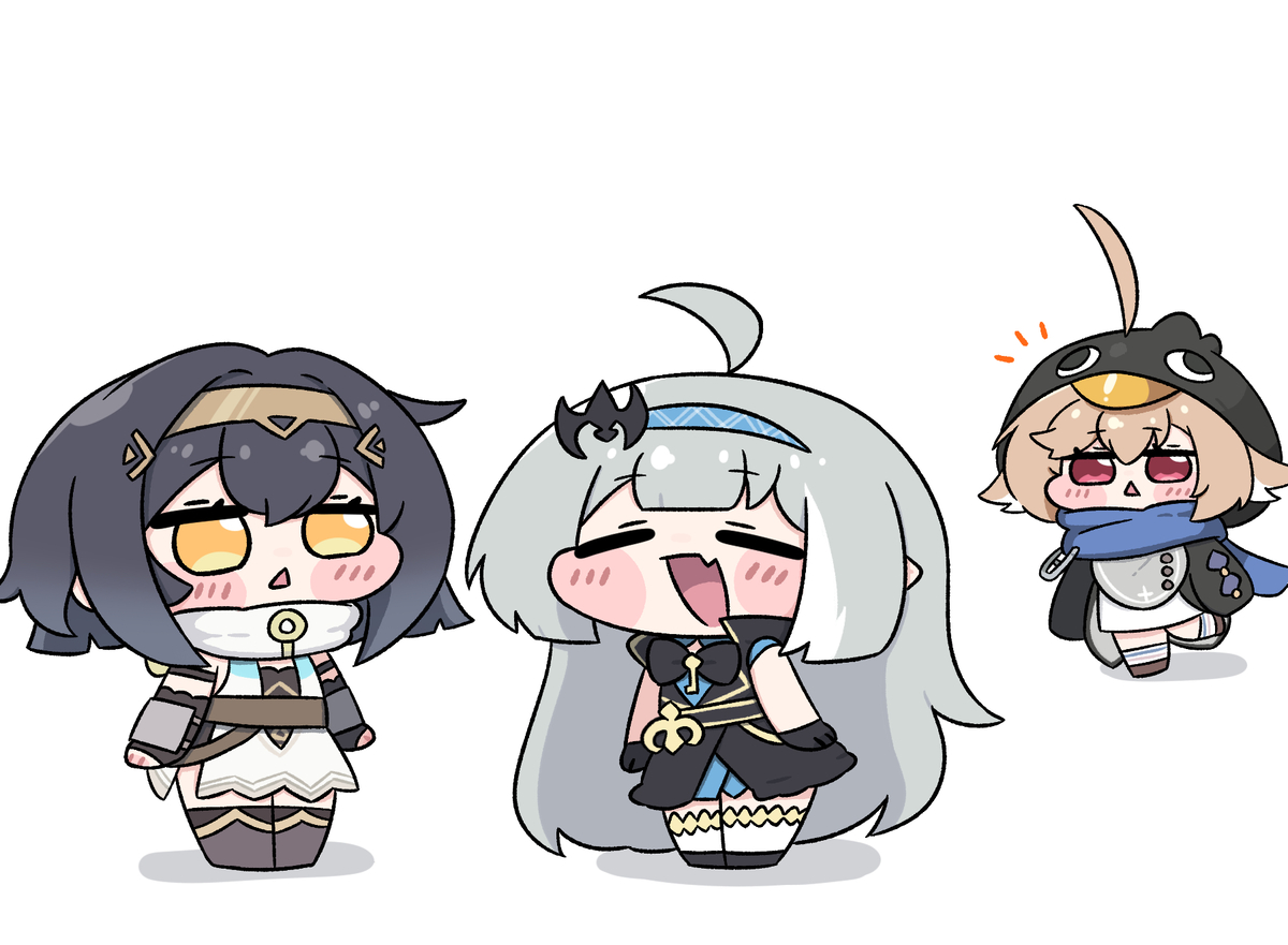 This is a pixiv picture whose title is 마왕 발견!.