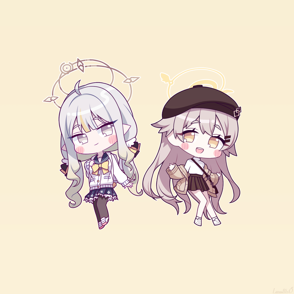 This is a pixiv picture whose title is 🤍💛🔄.
