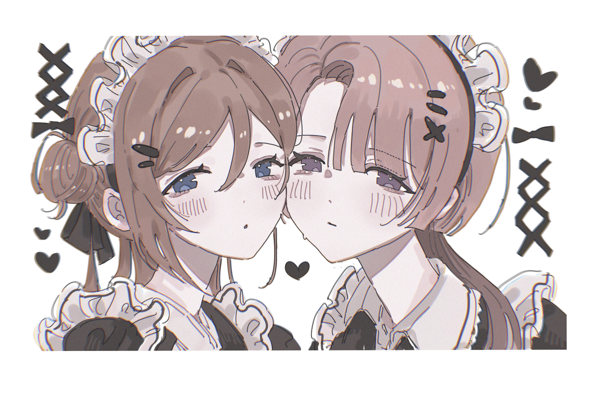 This is a pixiv picture whose title is 姫崎莉波 有村麻央.