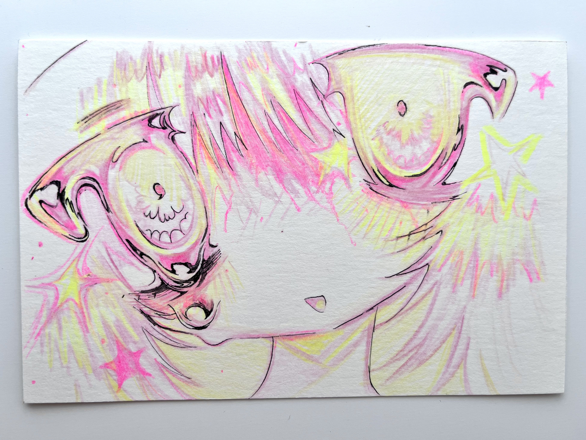This is a pixiv picture whose title is アナログ絵まとめ.