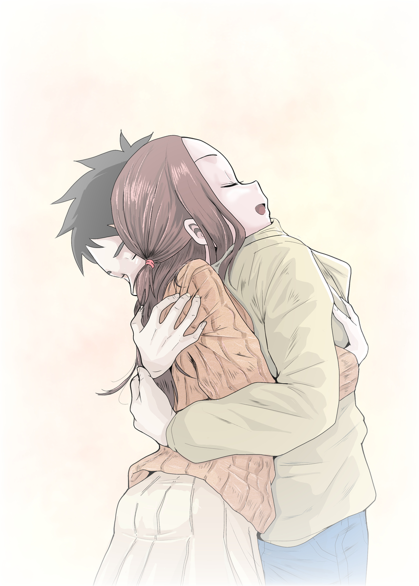 This is a pixiv picture whose title is 高木さん、大好きだあ。.