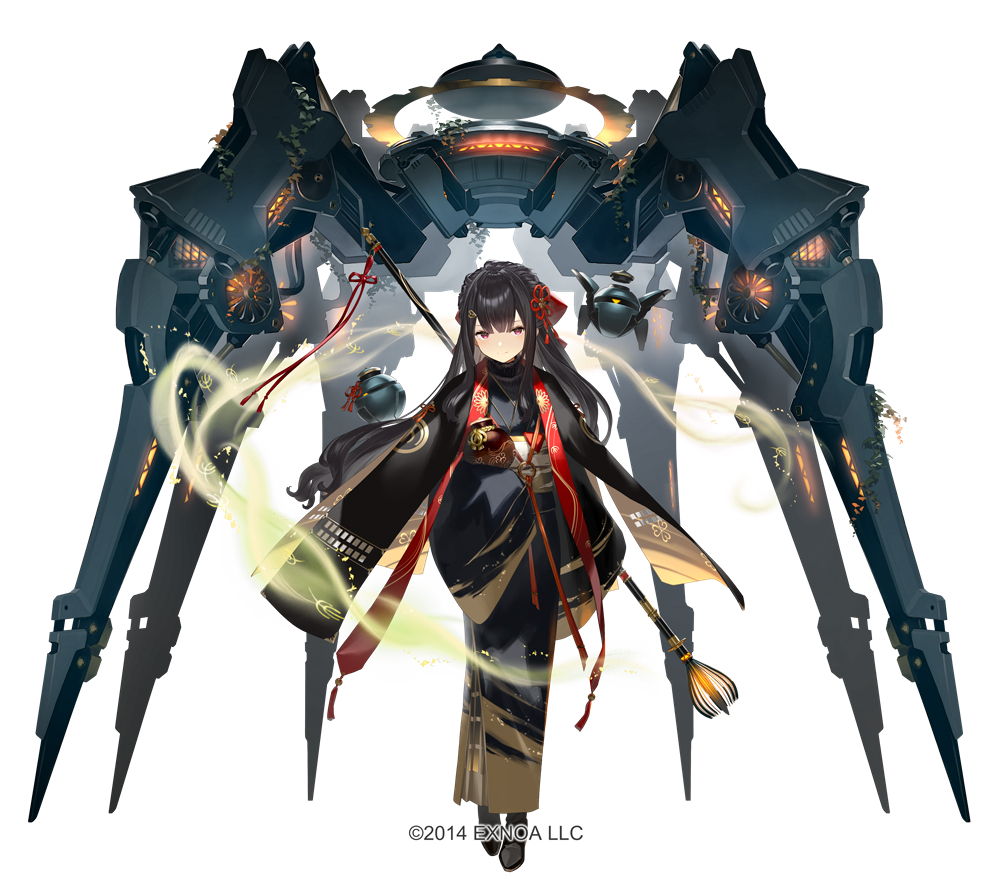 This is a pixiv picture whose title is 【仕事絵】[蛛絲]信貴山城.