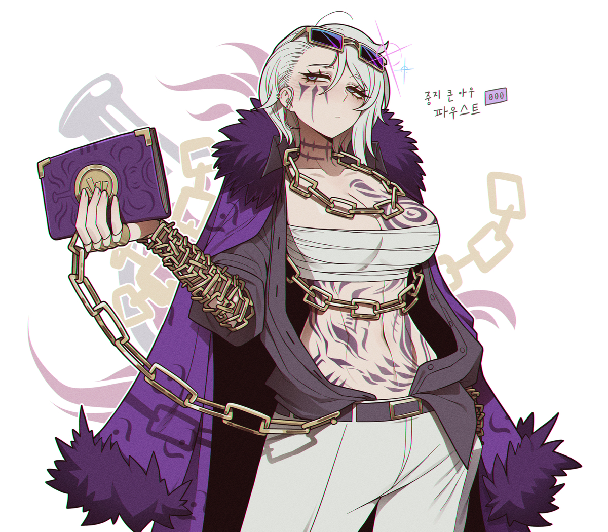 This is a pixiv picture whose title is 중지 파우.
