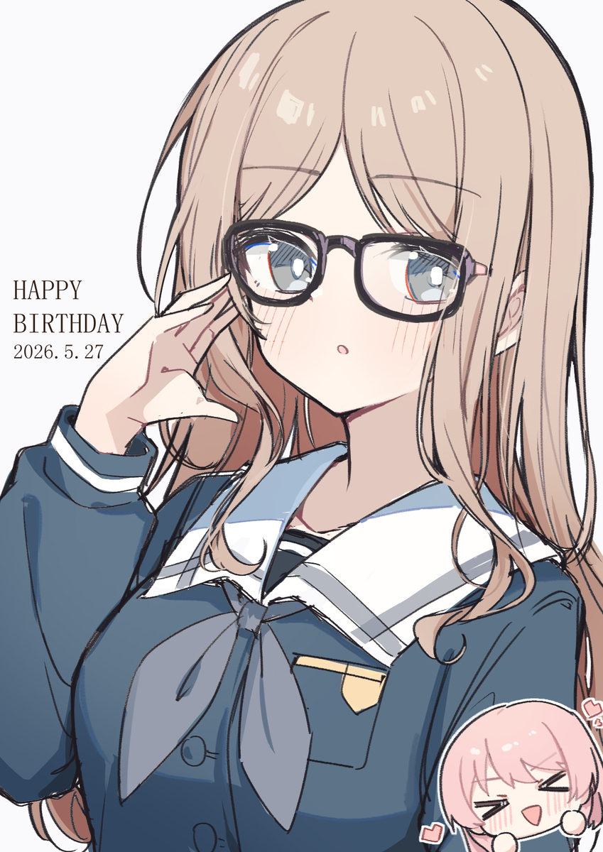 This is a pixiv picture whose title is ”看来这次小爱音带了两个生日礼物来呢“.
