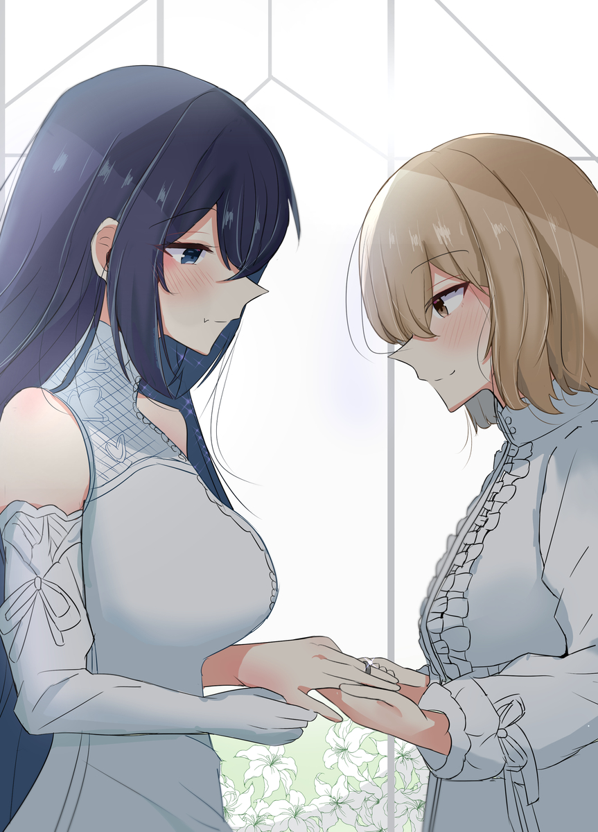 This is a pixiv picture whose title is 永遠の愛.