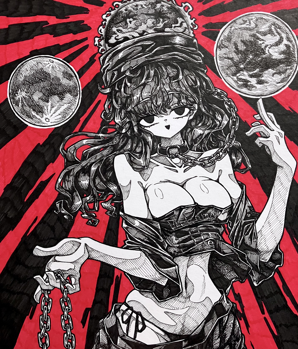 This is a pixiv picture whose title is 外.