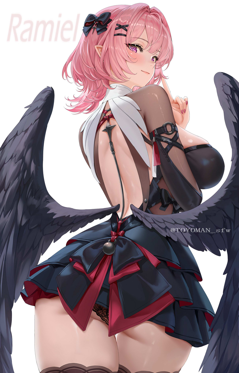 This is a pixiv picture whose title is ラミル☝️💕.