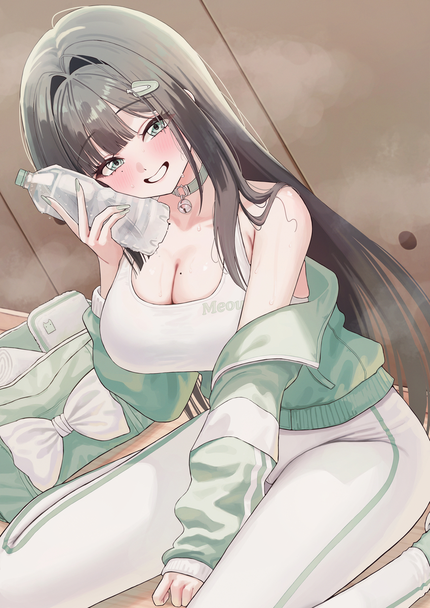 This is a pixiv picture whose title is ミント.