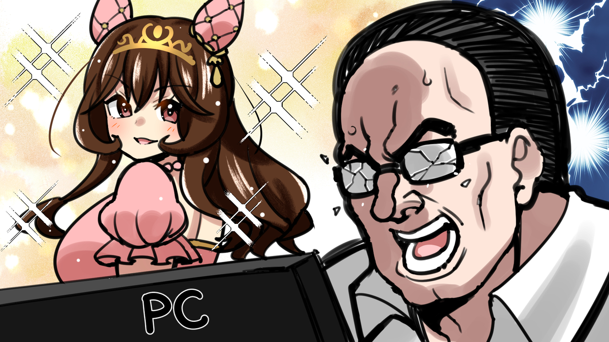This is a pixiv picture whose title is ジェンティル新衣装に驚く上院議員.