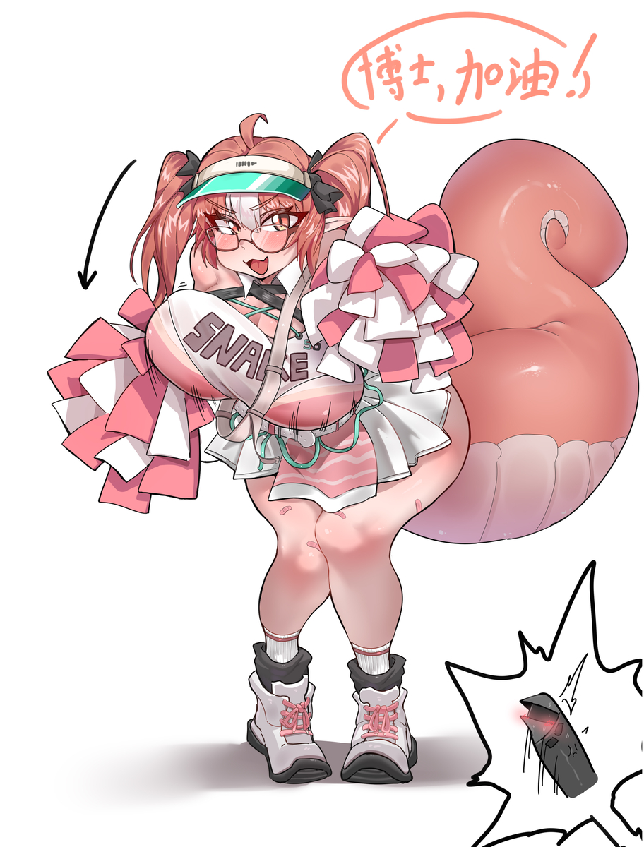 This is a pixiv picture whose title is 勃……勃起了！.