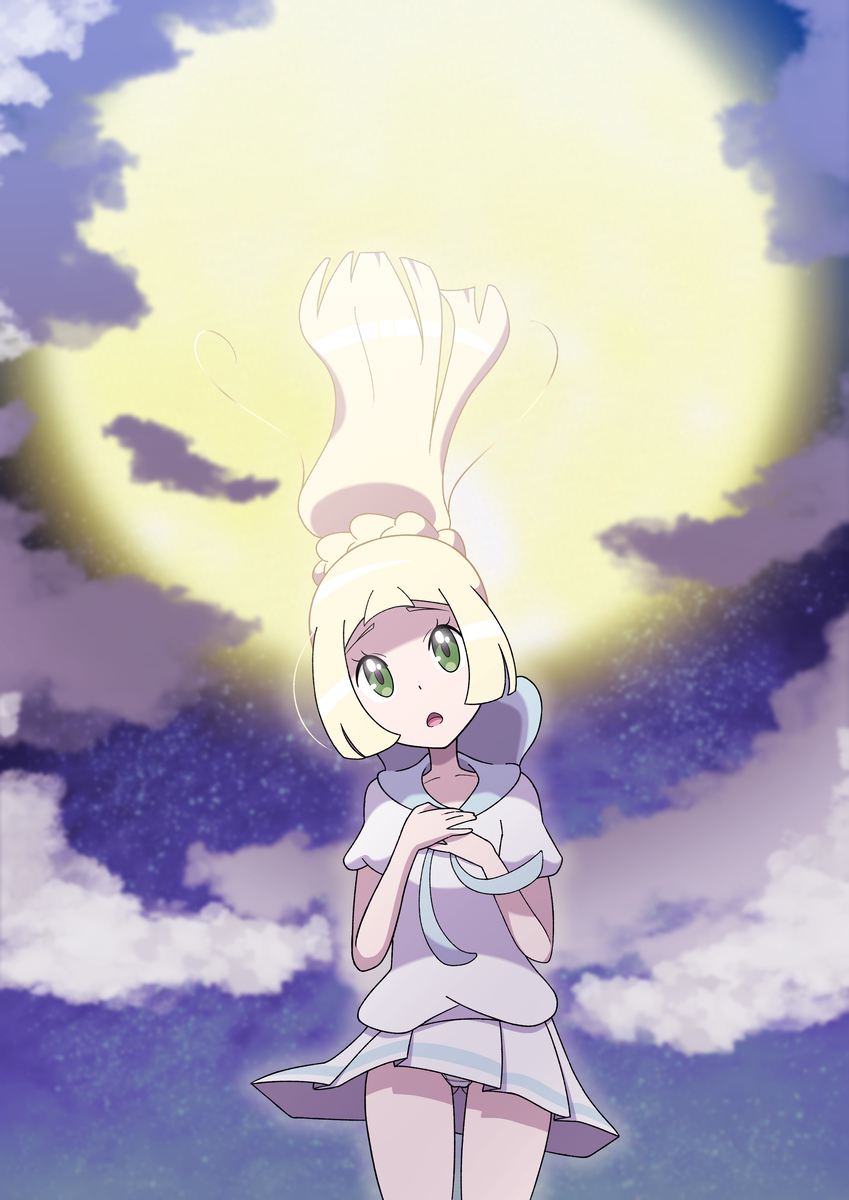 This is a pixiv picture whose title is 月夜に佇む.