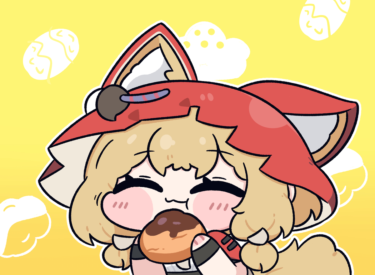This is a pixiv picture whose title is 같이 먹어요!.