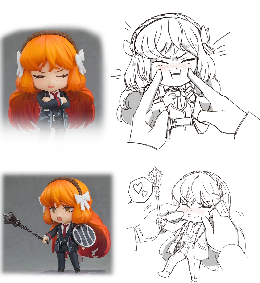 This is a pixiv picture whose title is 넨도마엘 낙서모음.