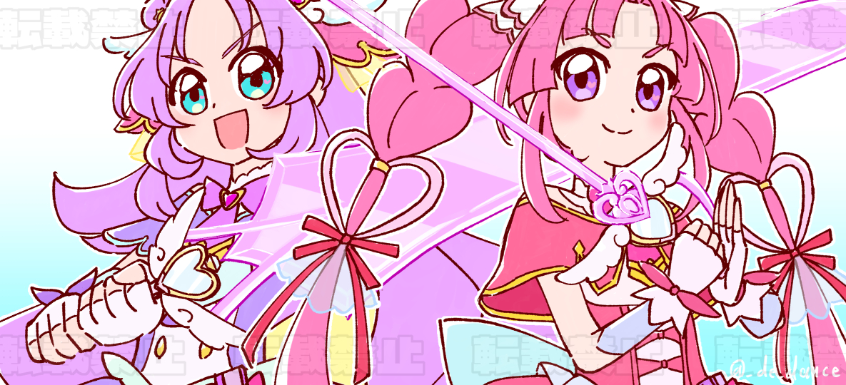 This is a pixiv picture whose title is キュアット解決！！.