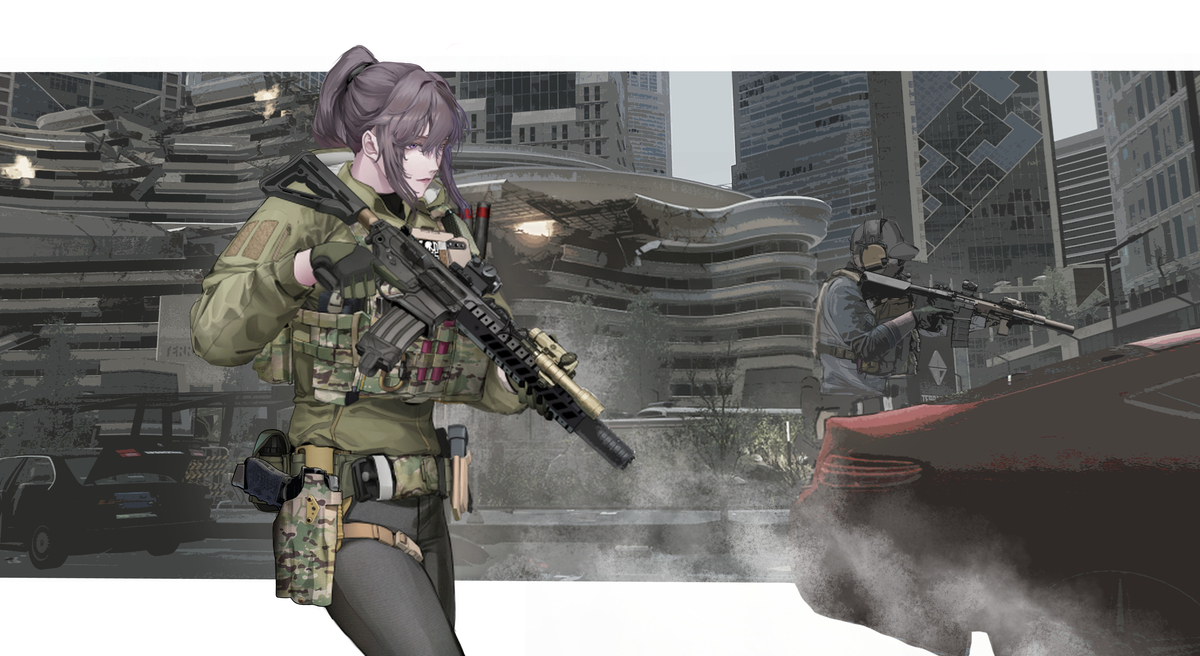 This is a pixiv picture whose title is raid 3.