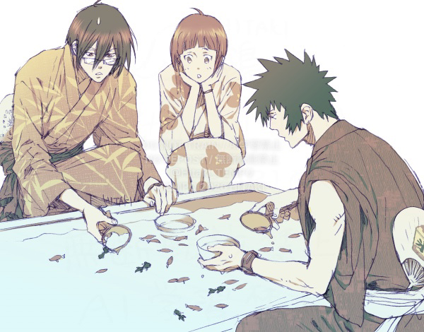 This is a pixiv picture whose title is 浴衣まつり.