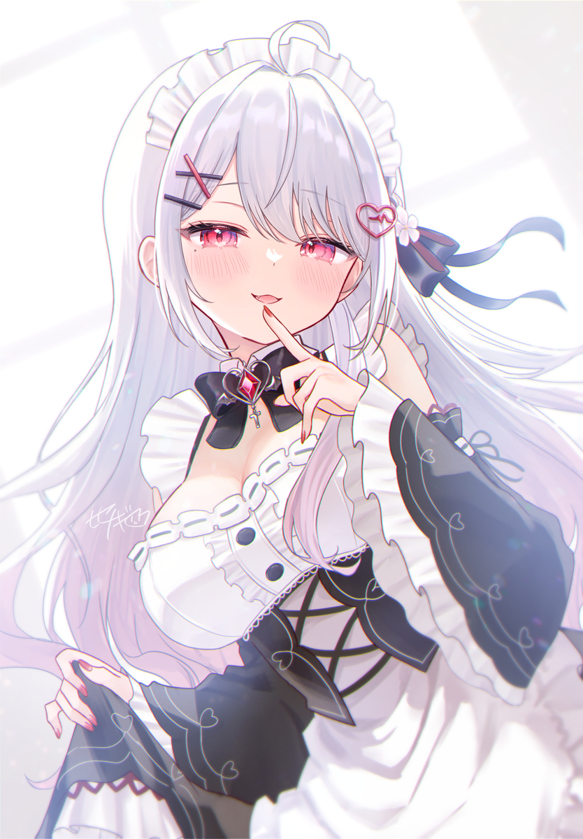 This is a pixiv picture whose title is りかも～ど🤍🎀.