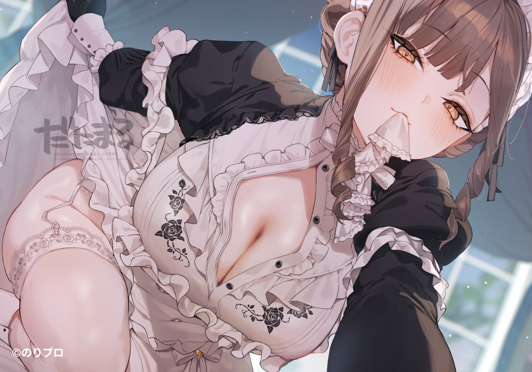 This is a pixiv picture whose title is ご奉仕×癒しのプレシャスメイドタイム.